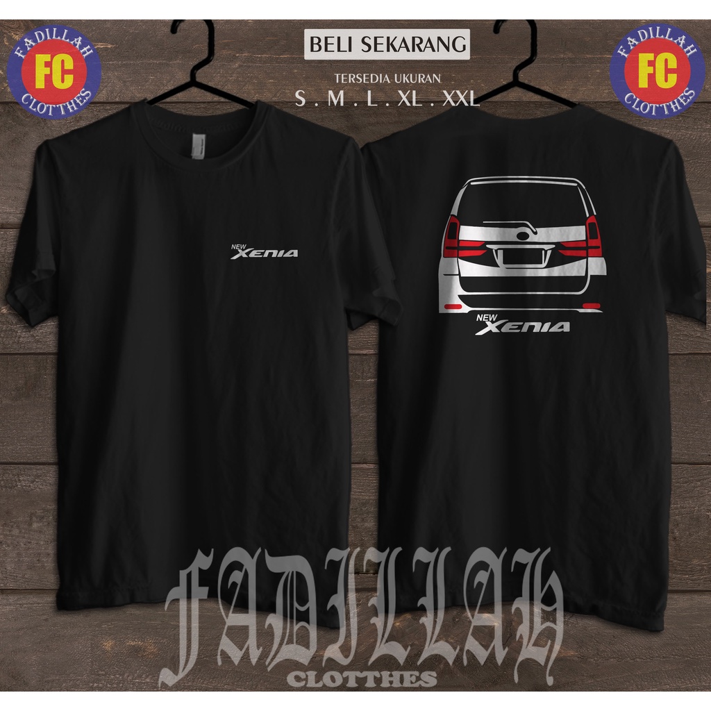 Kaos Mobil Daihatsu New Xenia Rear Baju Otomotif