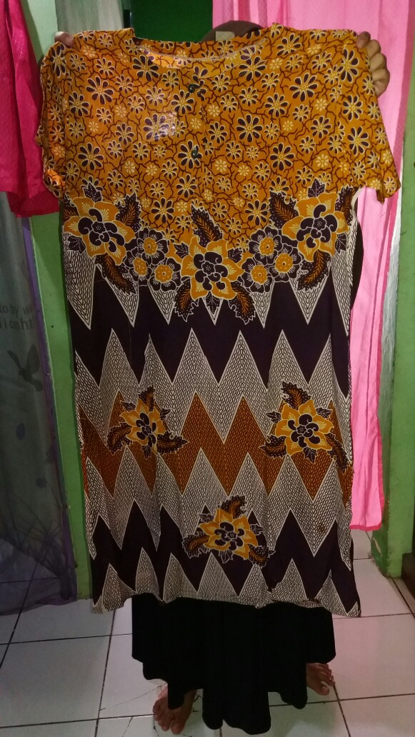 Gamis Murah Rayon Batik Baju Gamis Jumbo Modern Bisa Pilih Warna