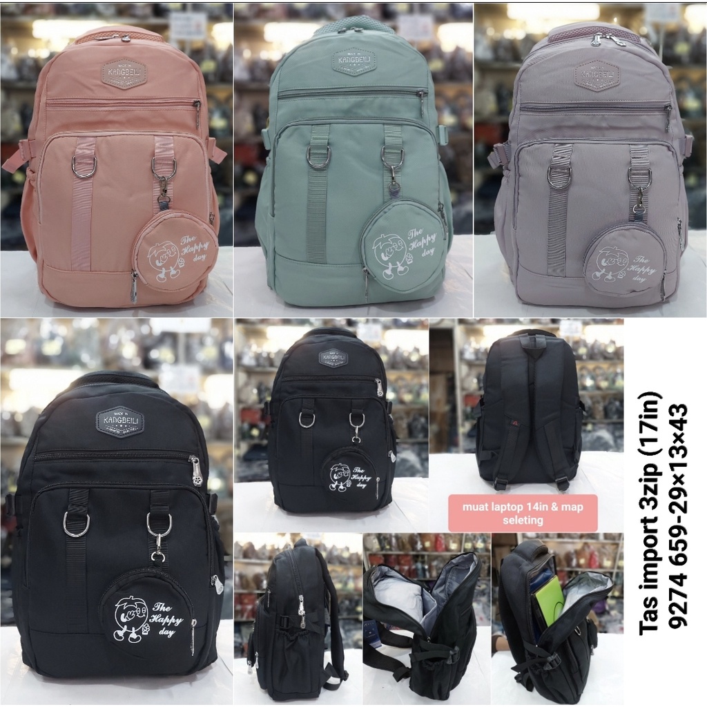 BACKPACK SD SMP SMA anak perempuan bahan dasar yang premium dan lebih berkualitas.