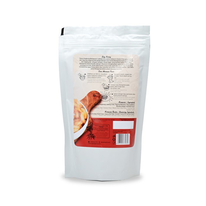 

Pasta-Aneka- Ladang Lima Cassava Pasta Bolognese 155 G -Aneka-Pasta.