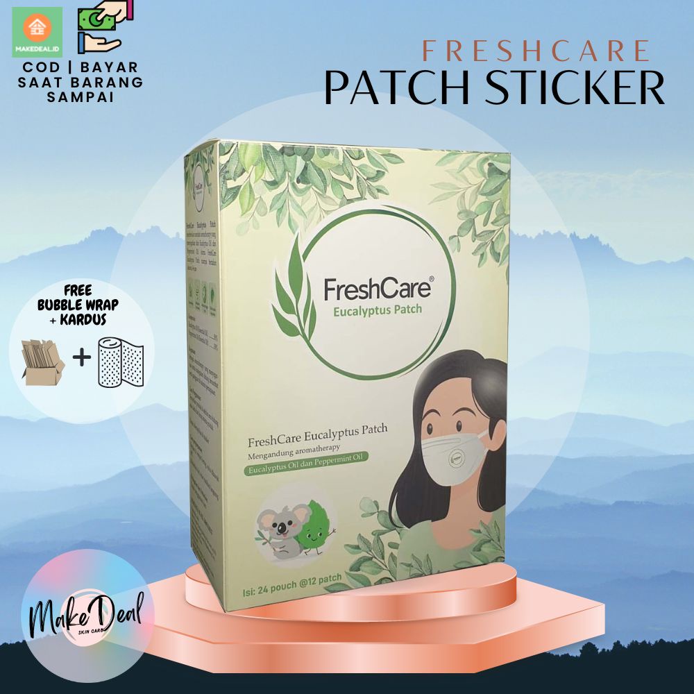 Fresh Care Stiker Masker Patch 1 Pouch Eucalyptus Pack Freshcare Box Grosir Sticker Mask Vresker