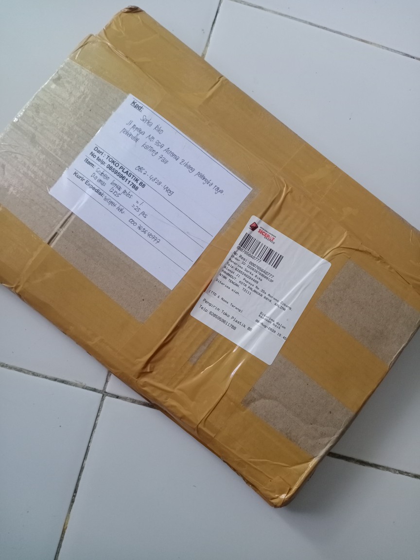 Dus Kue Cake Bolu Brownies Kotak Emas 12x25 Cm (minimal 5 Pcs)