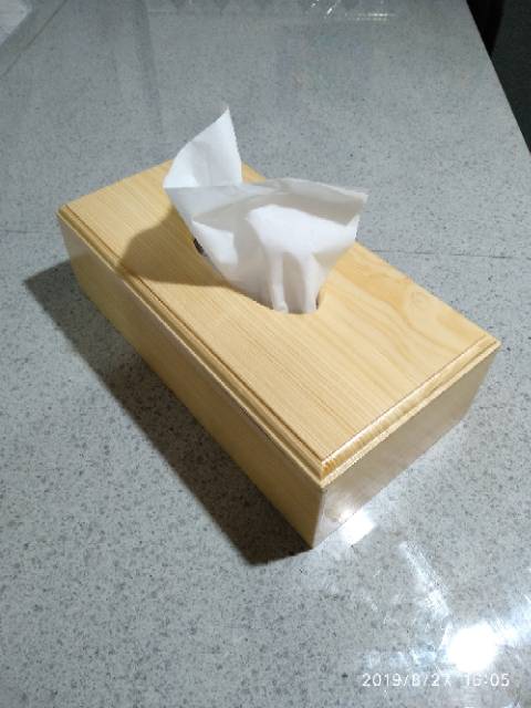 Kotak Tisu Kayu / Tempat Tisu Kayu /  Box Tissue (hi grade)