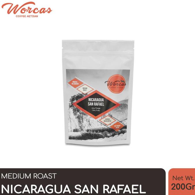 

WORCAS Arabica Nicaragua San Rafael 200gr - Medium Roasted Coffee