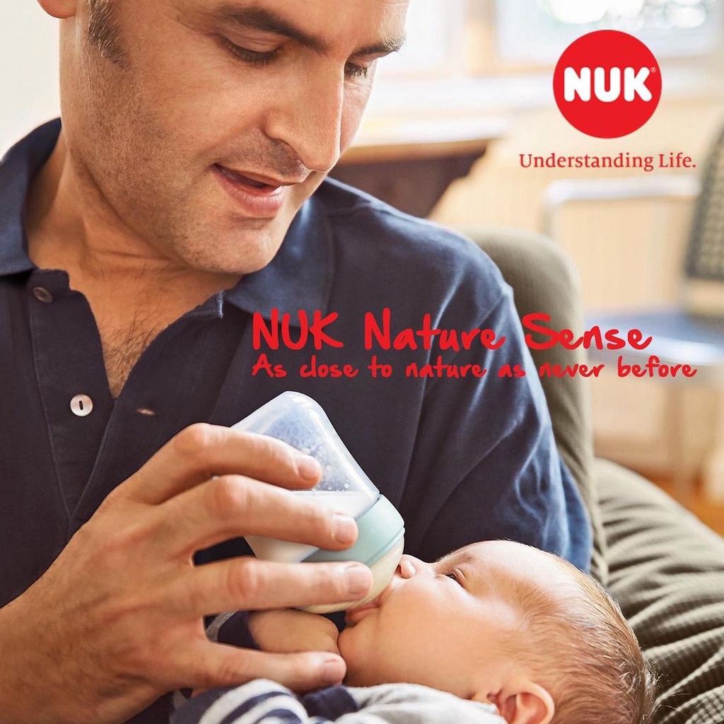 NUK Premium Choice+ Plus 300ml 0-6m PP Wide Neck Botol Susu Baby Bottle