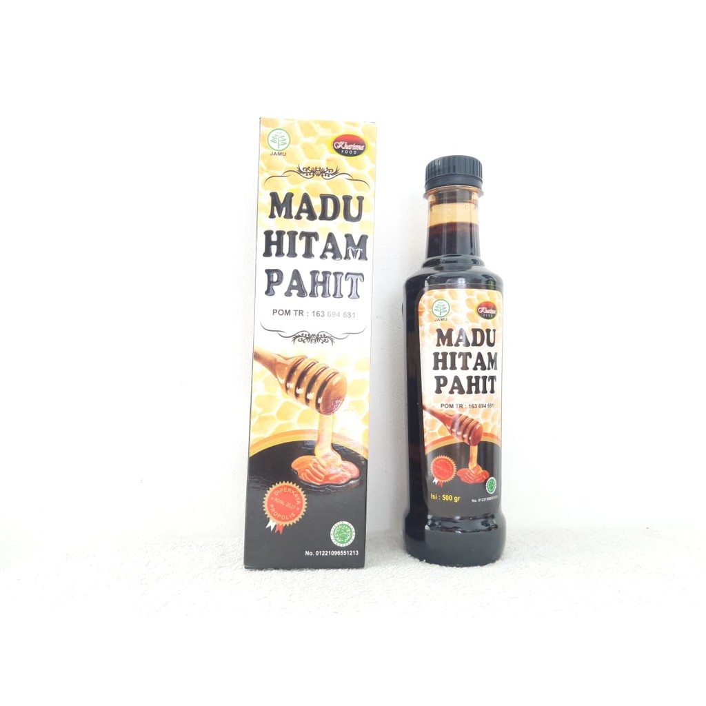 

Madu Hitam Pahit Premium 500 gr plus Propolis Trigona dan Royal Jelly