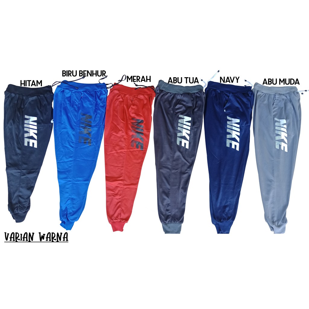 CELANA PANJANG JOGGER SABLON DEWASA CELANA HARIAN PRIA WANITA JUMBO SWEATPANTS TRAINING SIZE M SAMPAI XXL JOGER OLAHRAGA GYM BAHAN LOTTO PREMIUM