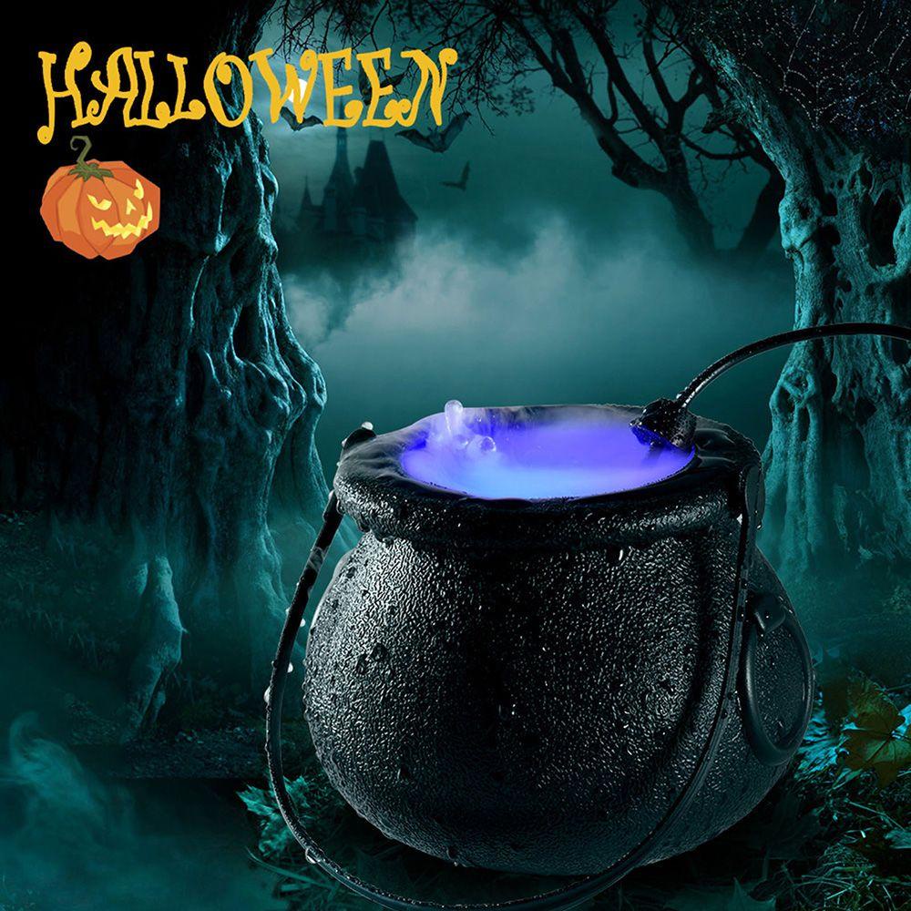 Nickolas1 Asap|Layout Suasana Berubah Warna Hadiah Lampu LED Air Mancur Fogger Fog|Dekorasi Halloween