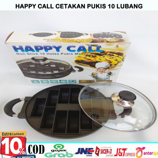 loyang kue cetakan pukis kue pukis happy call anti lengket 10 lubang