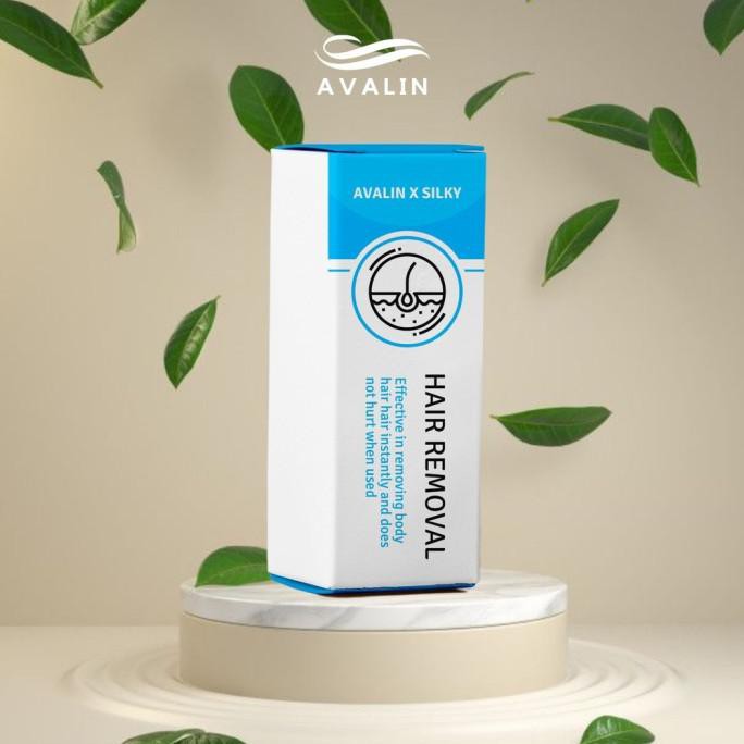 Avalin X Silky Hair Removal Cream Perontok Bulu Tanpa Rasa Sakit Bpom