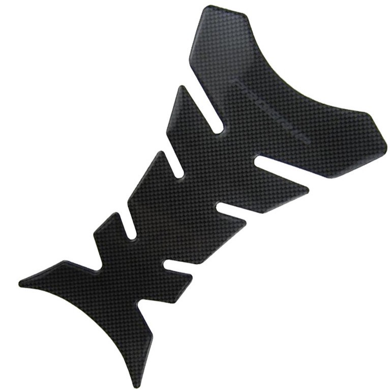 20cm Progrip Tankpad Stiker Tangki Motor Carbon Fiber Grab