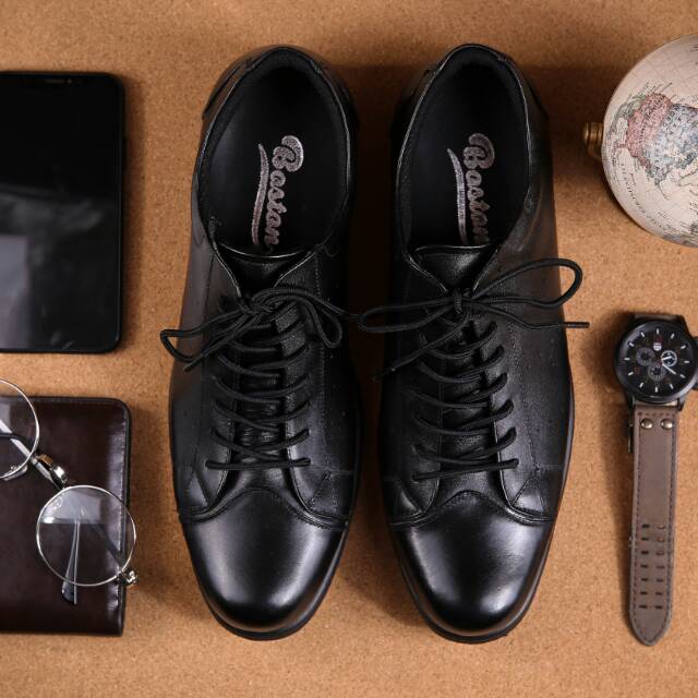 Sepatu pantofel pria sepatu kulit pria sepatu kerja pria sepatu kantor pria Model stans