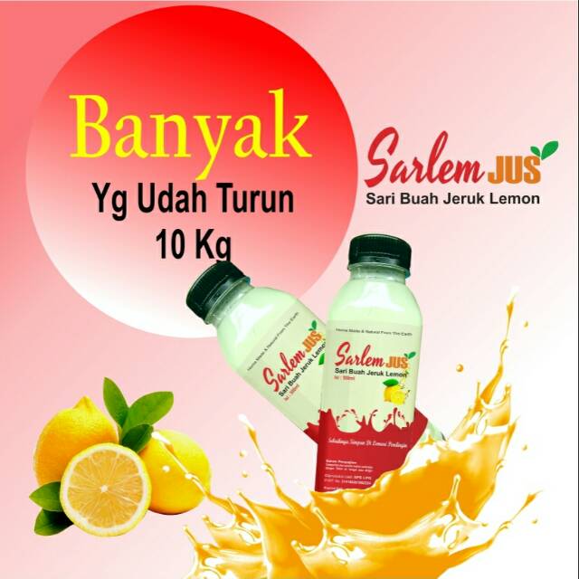 

Sarlemjus sari lemon asli 250 ml dan 500 ml