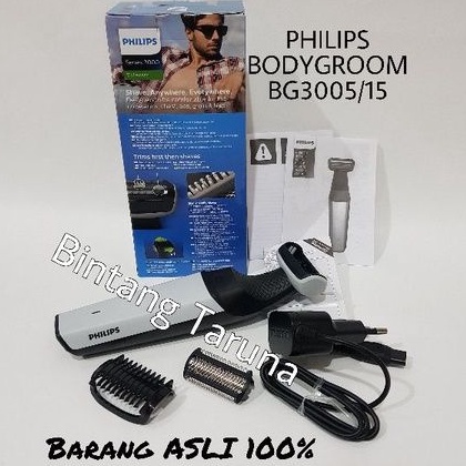 Body Groomer Philips BG3005 Body Groom Philips BG3005/15 Alat Cukur Bulu badan Philips BG3005