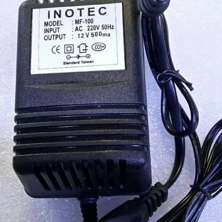 Adaptor Inotec AC 12V 500mA Kualitas Bagus