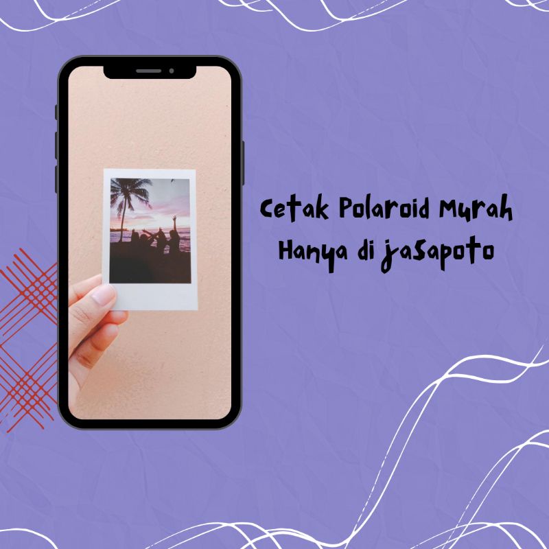 CETAK FOTO POLAROID ( BACKGROUND PUTIH)