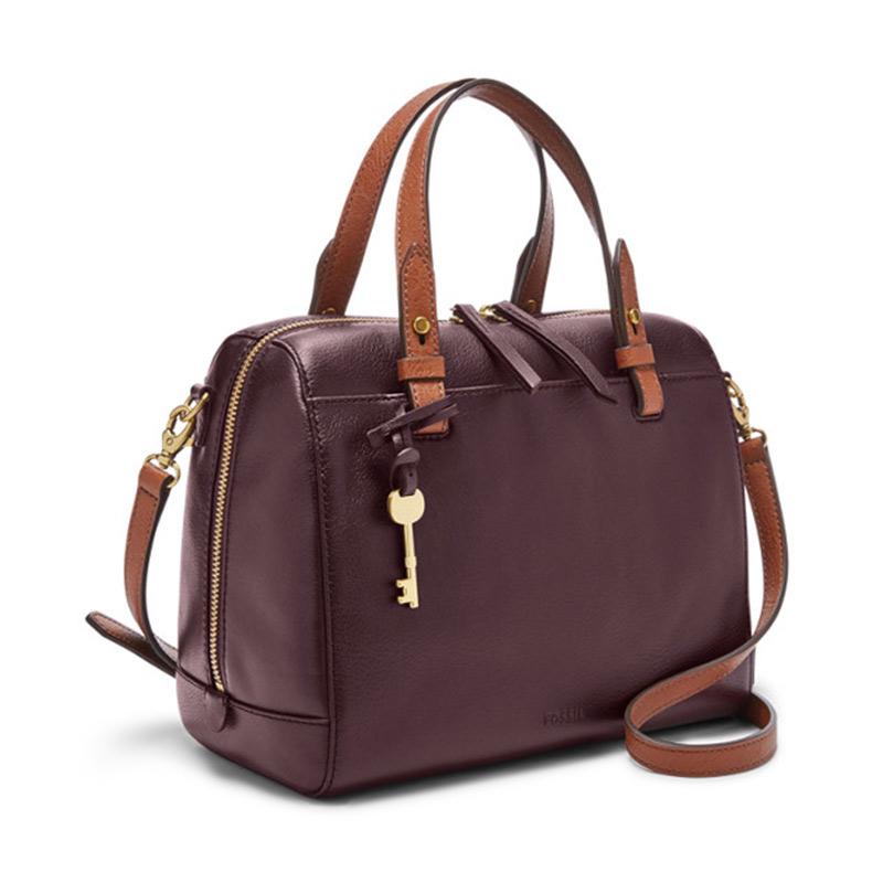 Tas FossilOriginal Rachel Satchel Fig New Original