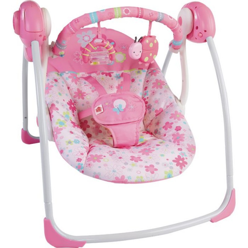 Bright starts portable swing safari.buttery.blossomy