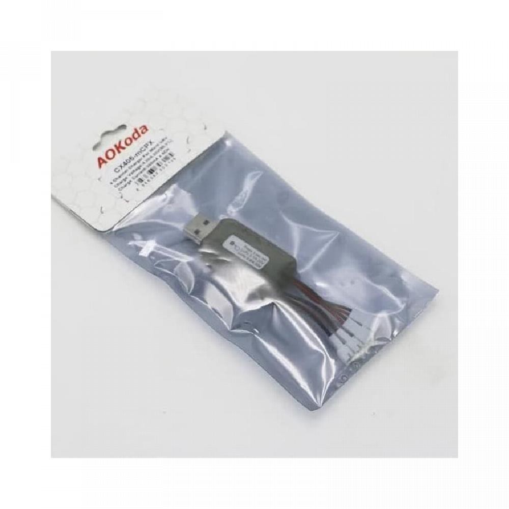 Charger 1S Lipo LiHV Battery Aokoda Micro USB 4 in 1 - JST Aokoda
