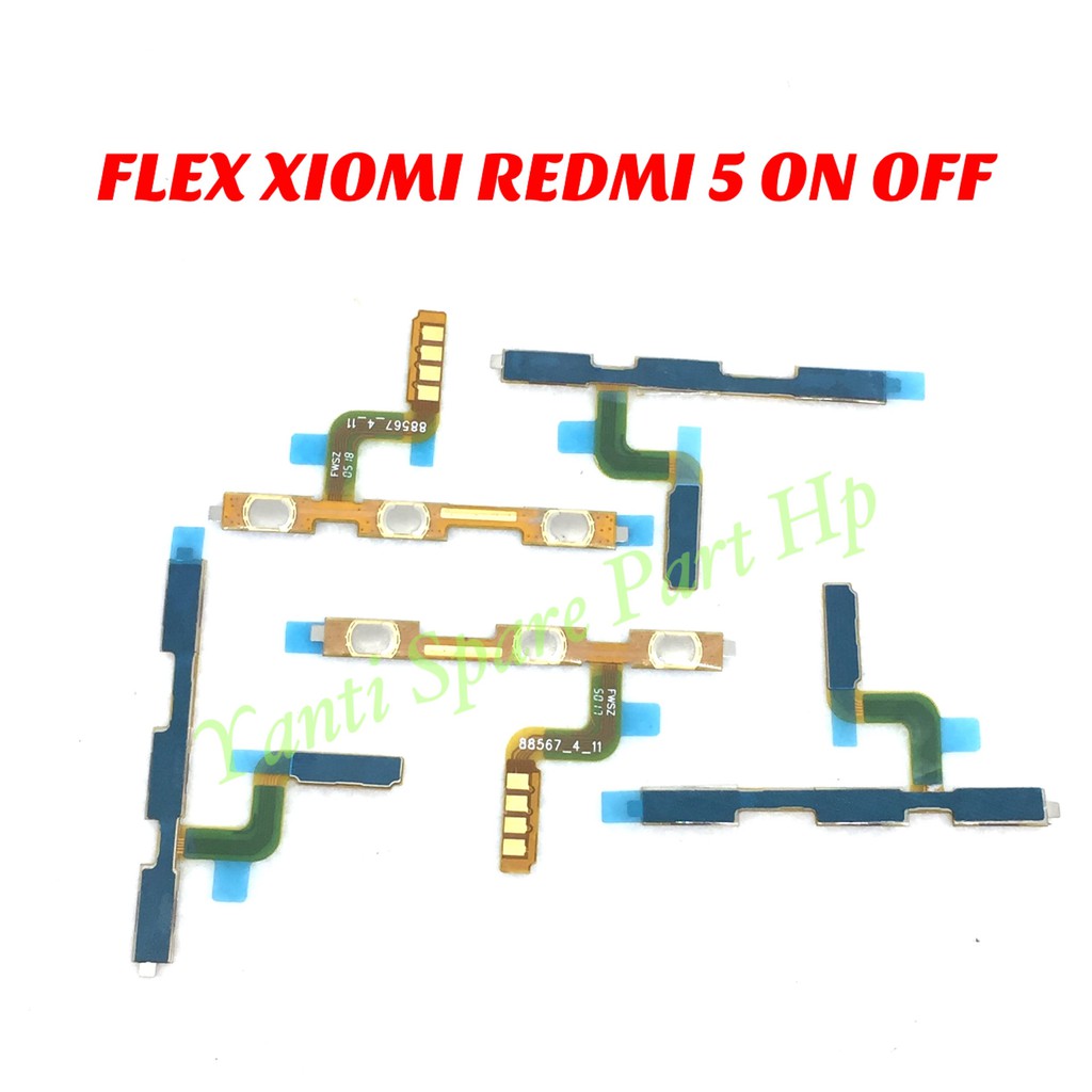 Flexible On Off Xiaomi Redmi 5 Original Terlaris New