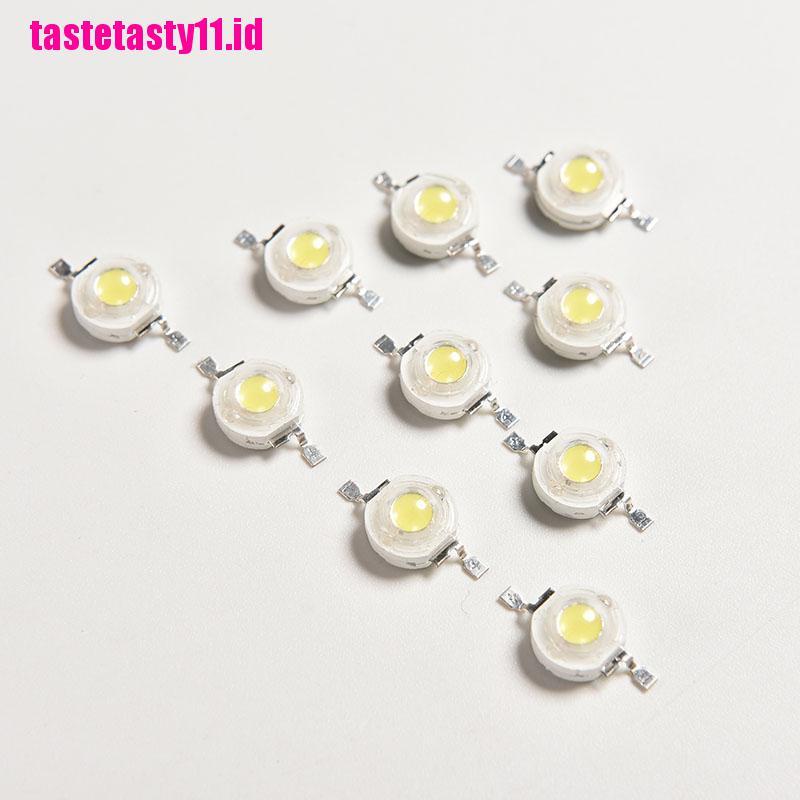 【TTID】10PCS 1W Pure White SMD LED Beads