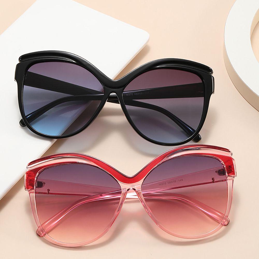 MXBEAUTY Cat Eye Sunglasses Cool Personality Eye Glasses Anti Radiasi Untuk Wanita Kacamata Anti Radiasi Laki-Laki Perempuan Kupu-Kupu Frame Anti Radiasi Kaca Kacamata Wanita Kacamata