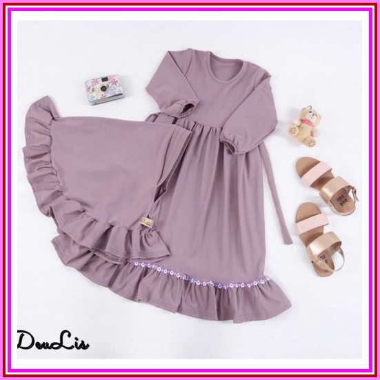 Gamis Anak Dan Remaja Gamis Yara Anv Gamis Couple Sarimbit Gamis Danishaa Anak Baby-Remaja 1-12Thn B