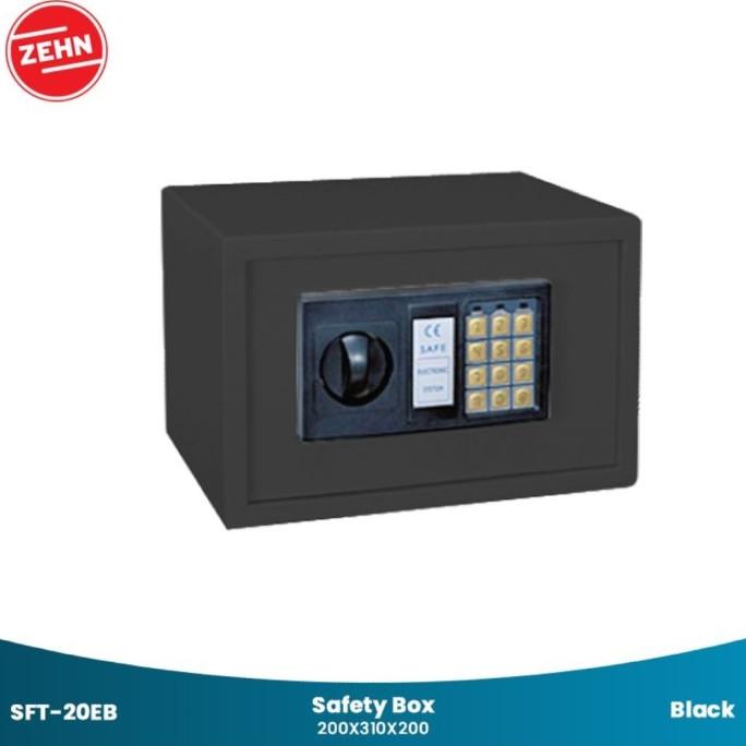 :<:<:<:<] ZEHN SFT-20EB-B 200X310X200 BLACK SAFE DEPOSIT BOX / BRANKAS
