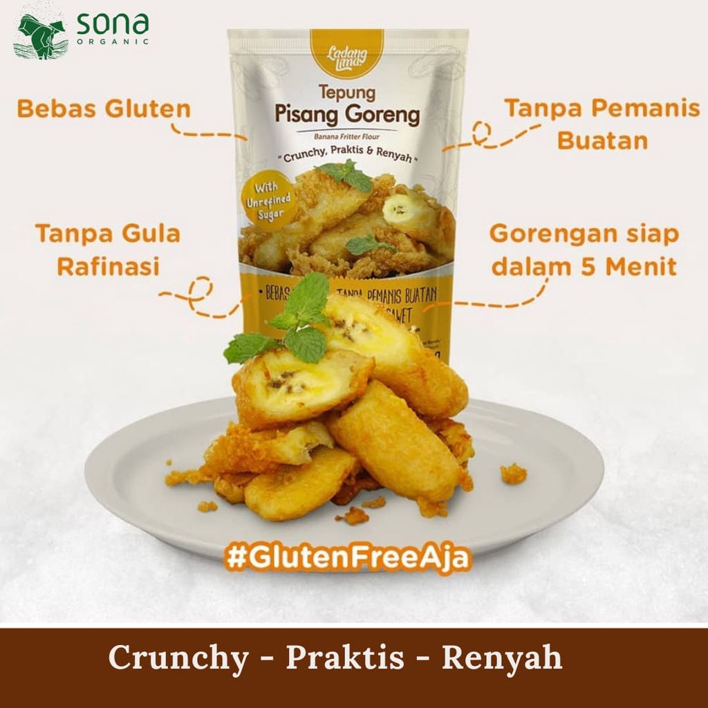 

Tepung Pisang 200g - Ladang Lima - Gluten Free