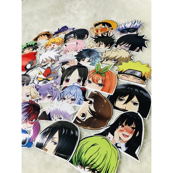 LARGE STICKER ANIME BESAR 15 cm ( Untuk mobil, laptop, notebook dsb )