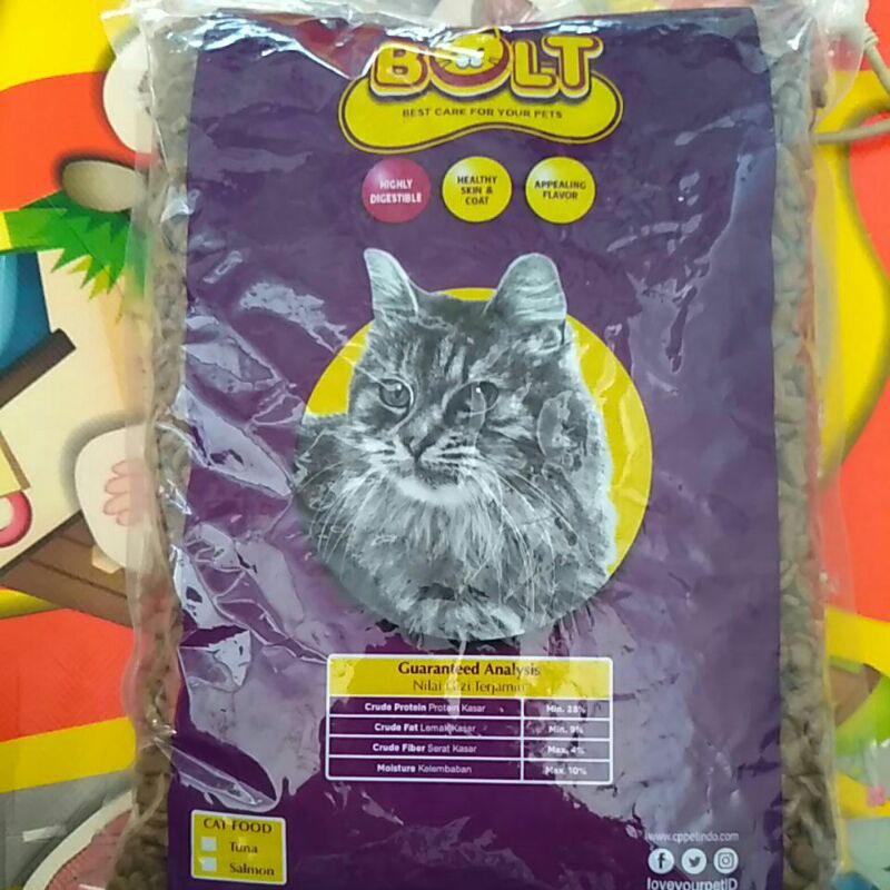 bolt pakan kucing 1kg IKAN