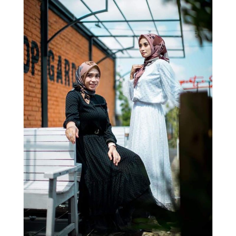 Hijab Segiempat motif || Best Seller || Hijab Arrafi