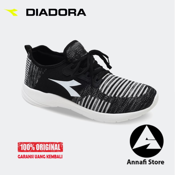 JUAL SEPATU RUNNING PRIA DIADORA JEZZA DIAX9F1107BK - BLACK GREY