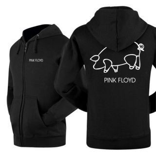 Jaket Hoodie Zipper Pink Floyd