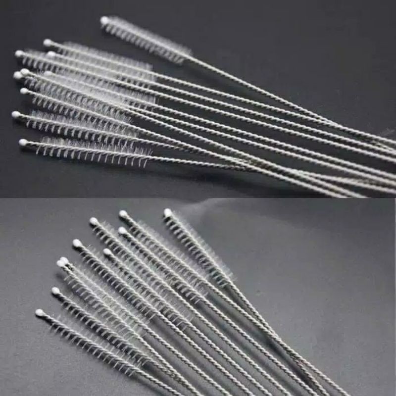 Sikat Sedotan Pembersih Sedotan Eco Friendly / Stainless Brush Straw