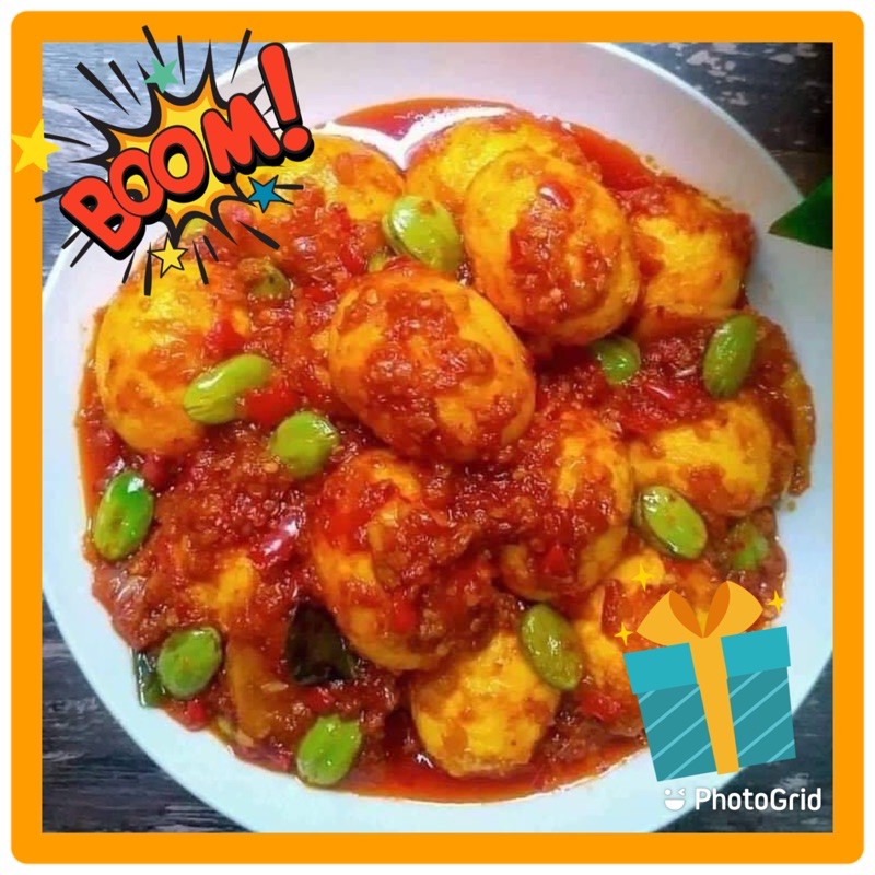 

Balado Telur Sambel Pete