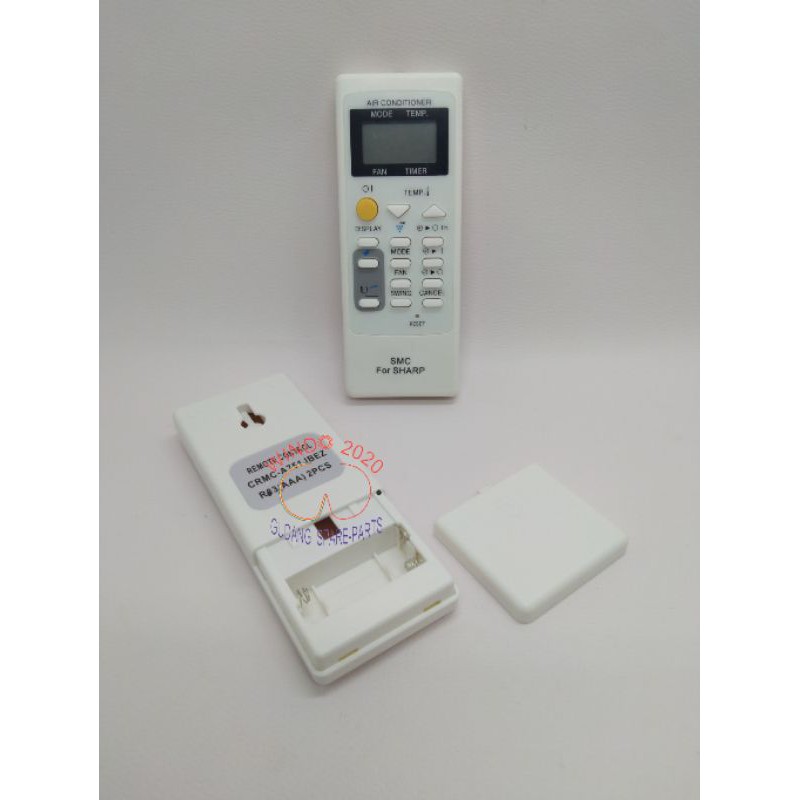 REMOTE AC SHARP ION / REMOT AC SHARP /  CONTROL / KONTROL AC UNIVERSAL / UNIPERSAL SHARP ION CLUSTER