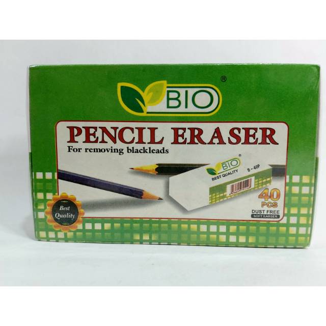 

PENGHAPUS B40 KECIL PUTIH BIO ECERAN 1 PCS