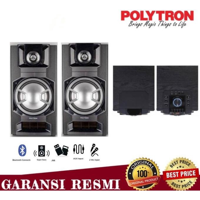 Speaker Active Polytron Bluetooth 40 Watt - Pas 8E12 Very Chip