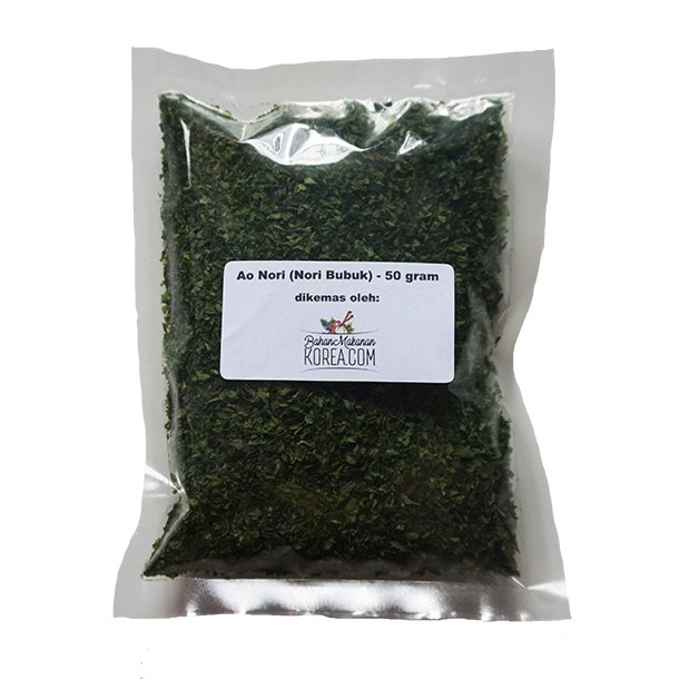 

Nori Bubuk Rumput Laut Ao Nori [50g - 100 g]