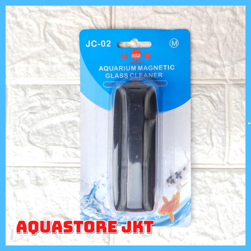 MAGNET PEMBERSIH KACA AQUARIUM AQUASCAPE SIZE (M) MEDIUM YAMANO JC 02
