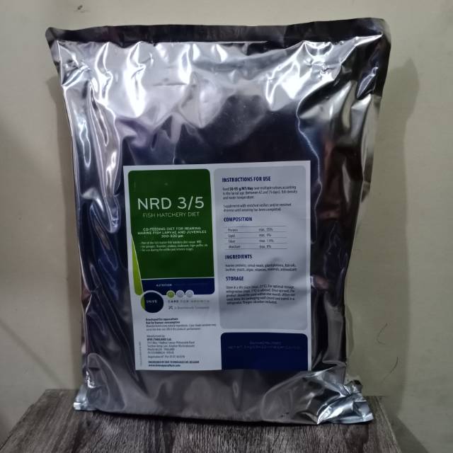 PELET NRD 3/5 KEMASAN 3 KG / NRD 300-500 MIKRON