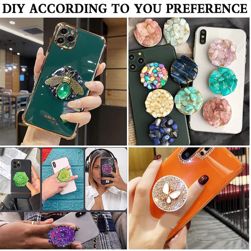 Siy Cetakan Resin Bentuk Bulat Bahan Silikon Untuk Holder Handphone