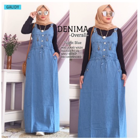 MURAH DAN RECOMMENDED!!DENIMA OVERALL MATT JEANS WASH HQ