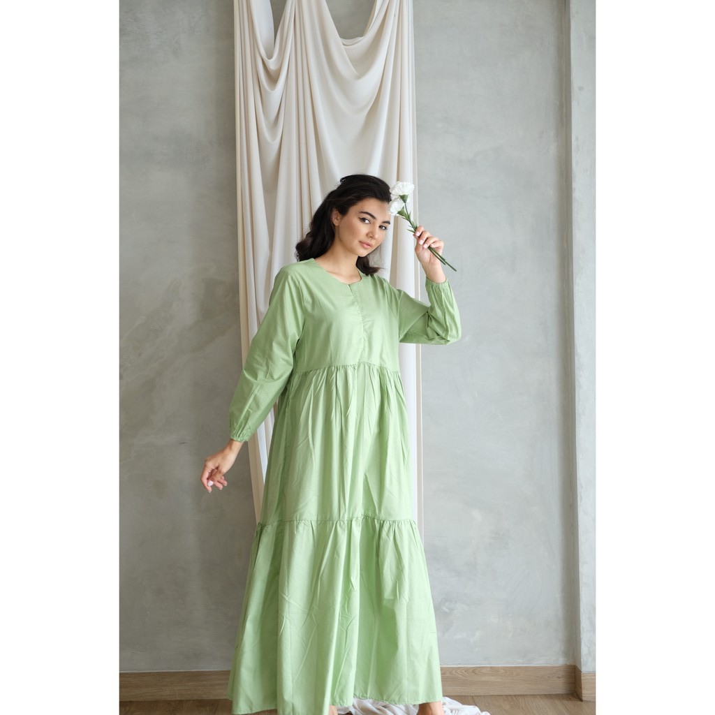 ILanna Dress Pakaian Lebaran Idul Fitri Wanita