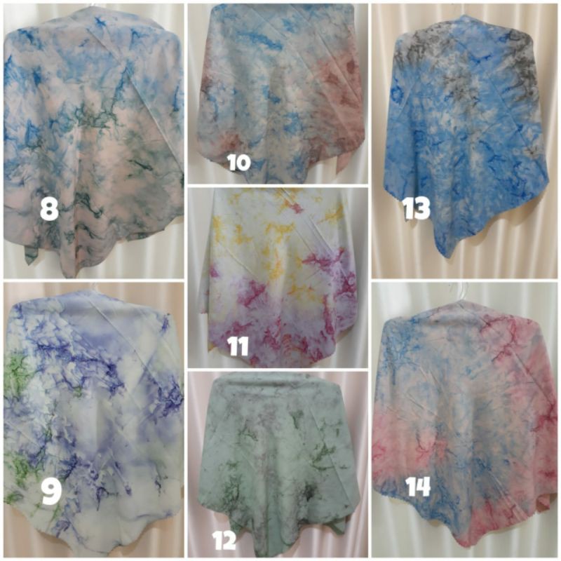 Hijab Tie Dye Segiempat by Aisyah Hijab Part II