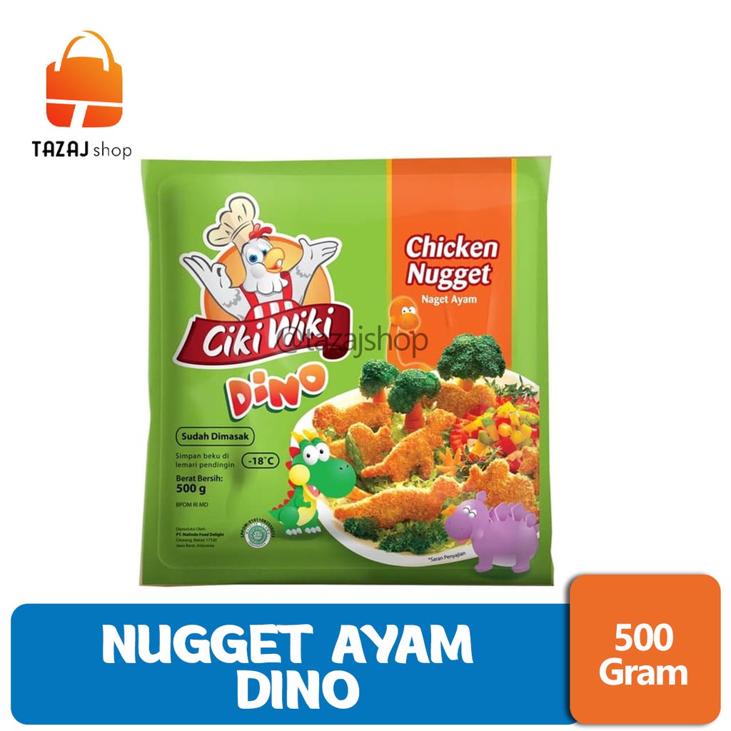 

Ciki Wiki Nugget Ayam DINO - 500 Gram