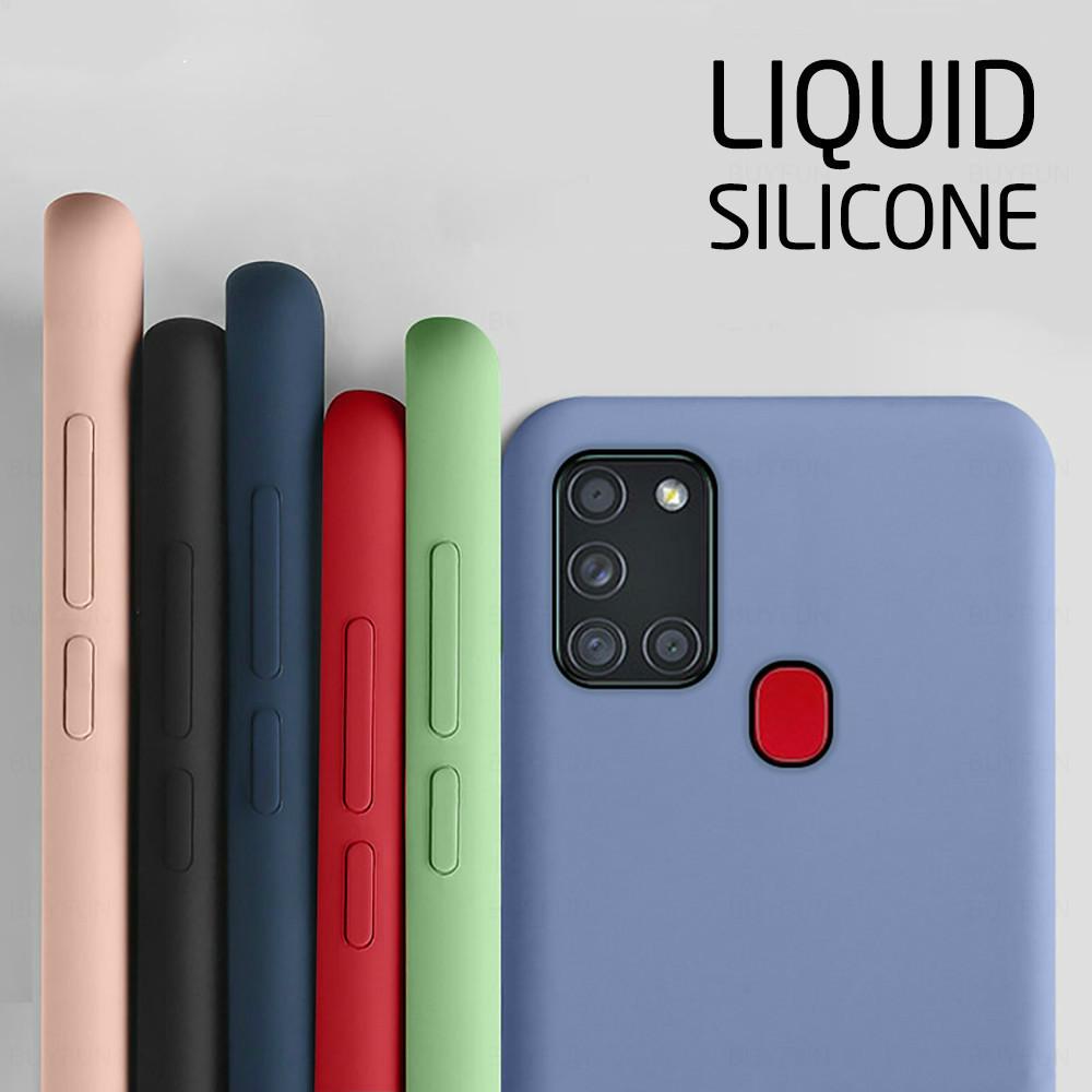 New Liquid Silicone Case For Samsung Galaxy S20 FE S20 Plus S20 Ultra S10 Note 10 Lite Note 20 Soft TPU Protective Cover IYA