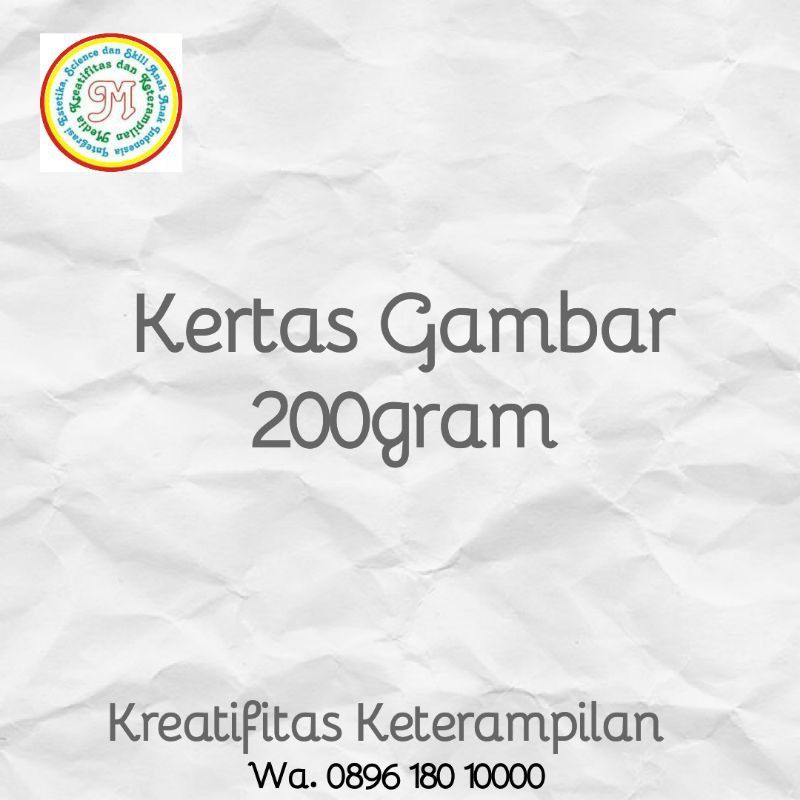 

Kertas Gambar 200gram A2