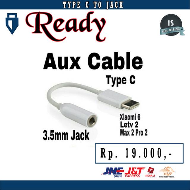 TYPE C TO JACK / SAMBUNGAN HEADSET / TIPE C KE AUDIO / SAMBUNGAN TIPE C / TETTA SHOP / MAKASSAR